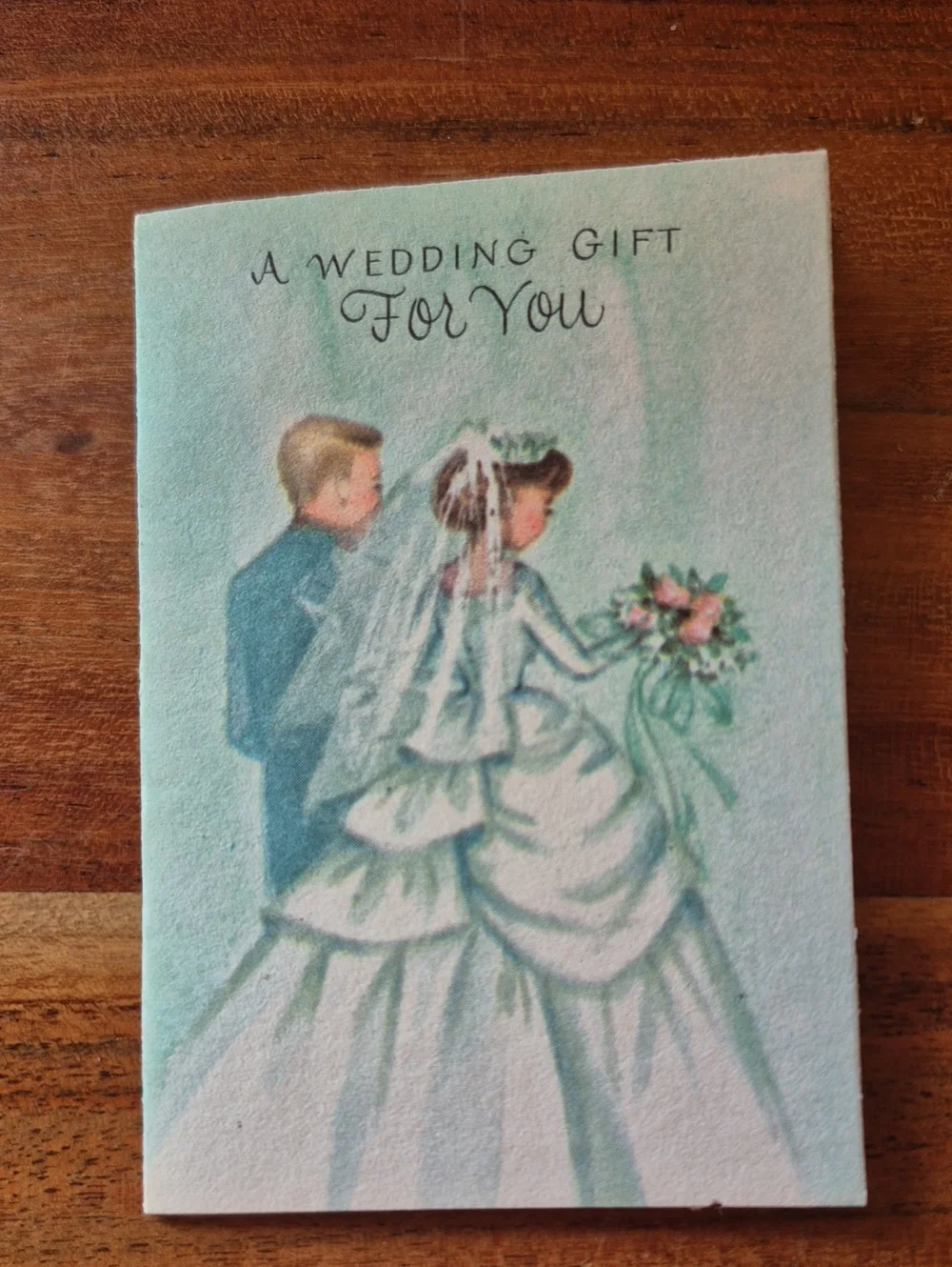 Vintage Gibson 40's / 50's Tiny Wedding Gift Tags / Card Assortment - Unused